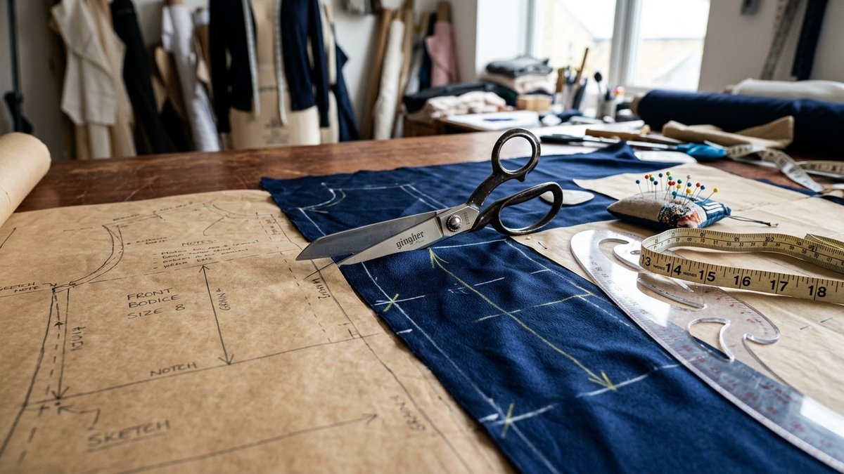 Pattern making and fabric cutting workshop in Edavannappara